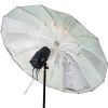 Зонт параболический серебристый на отражение. Диаметр: 101 см