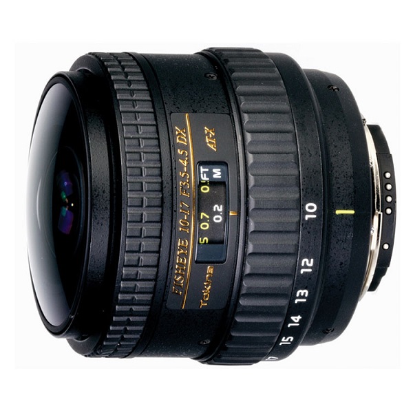 Tokina AT-X 107 F3.5-4.5 DX Fisheye NON HOOD N/AF (10-17mm)  Nikon