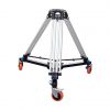 Proaim Heavy-Duty Mitchell Tripod Stand with Spreader + Portable Dolly
