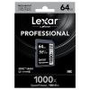 Карта памяти Lexar 64GB 1000x 150MB/s SDXC Card UHS-II U3 4K